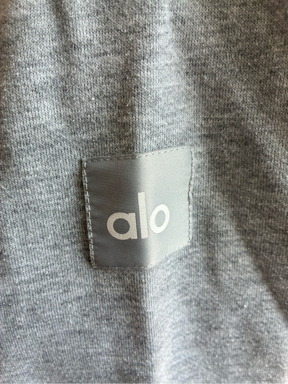 Alo Heather Gray Zip Up Hoodie - Picture 5 of 6